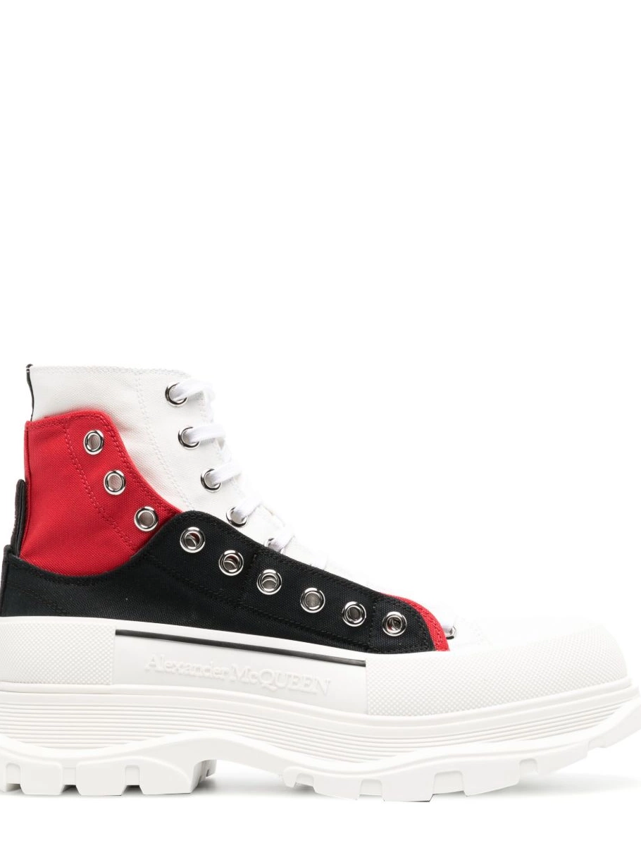 Affordable Alexander eyelet-detail McQueen high-top Men sneakers 0222