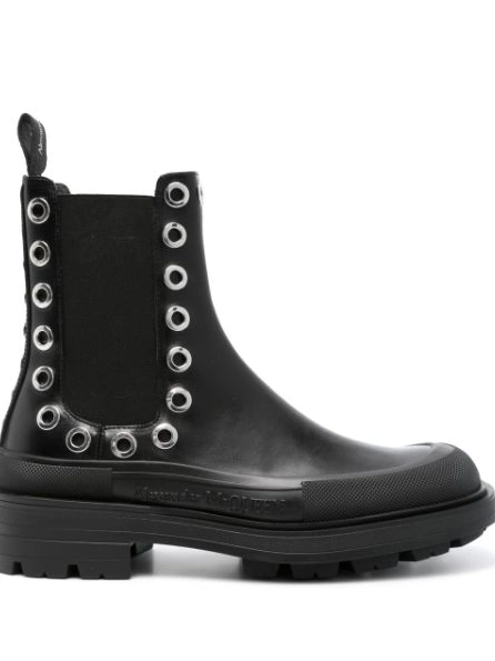 Affordable boots Men eyelet-detail Chelsea Alexander McQueen 0219