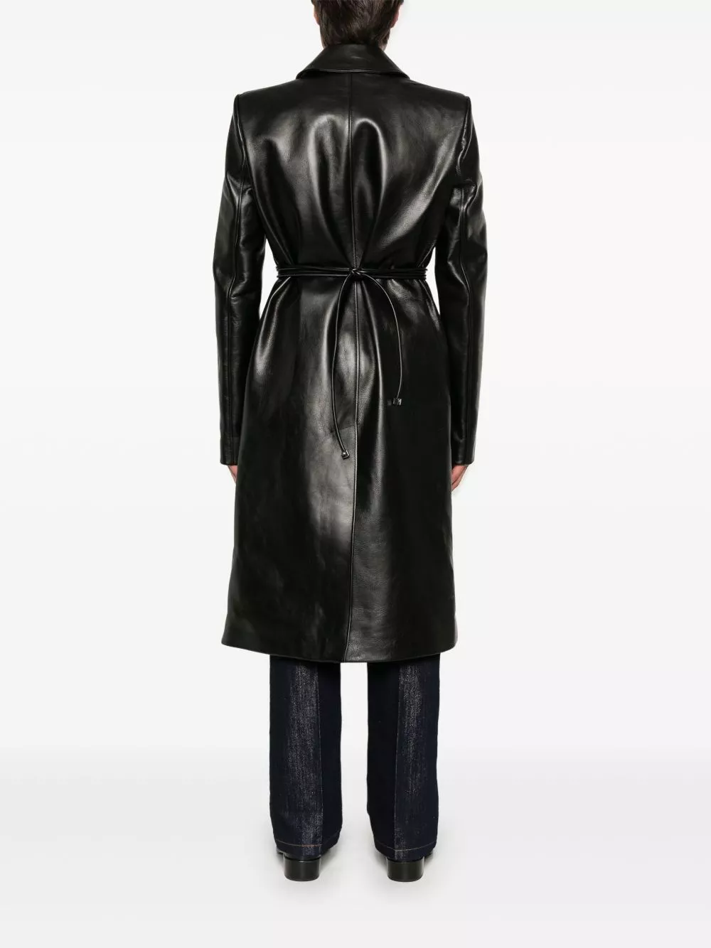 Affordable Alexander McQueen leather coat Men 0204