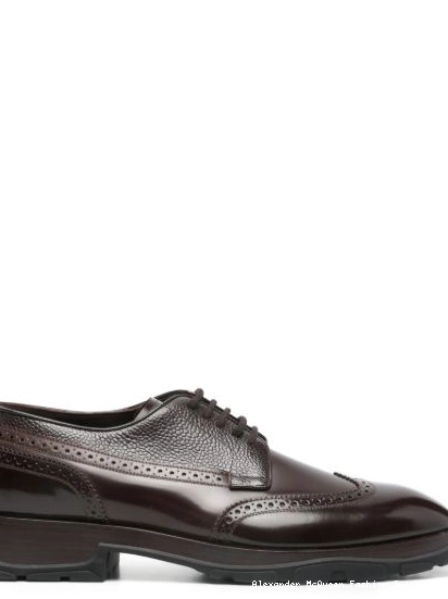 Affordable leather brogues Men McQueen lace-up Alexander 0222