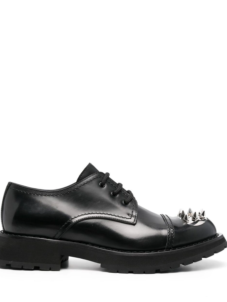 Cheap McQueen Alexander Men shoes Derby spike-stud 0210