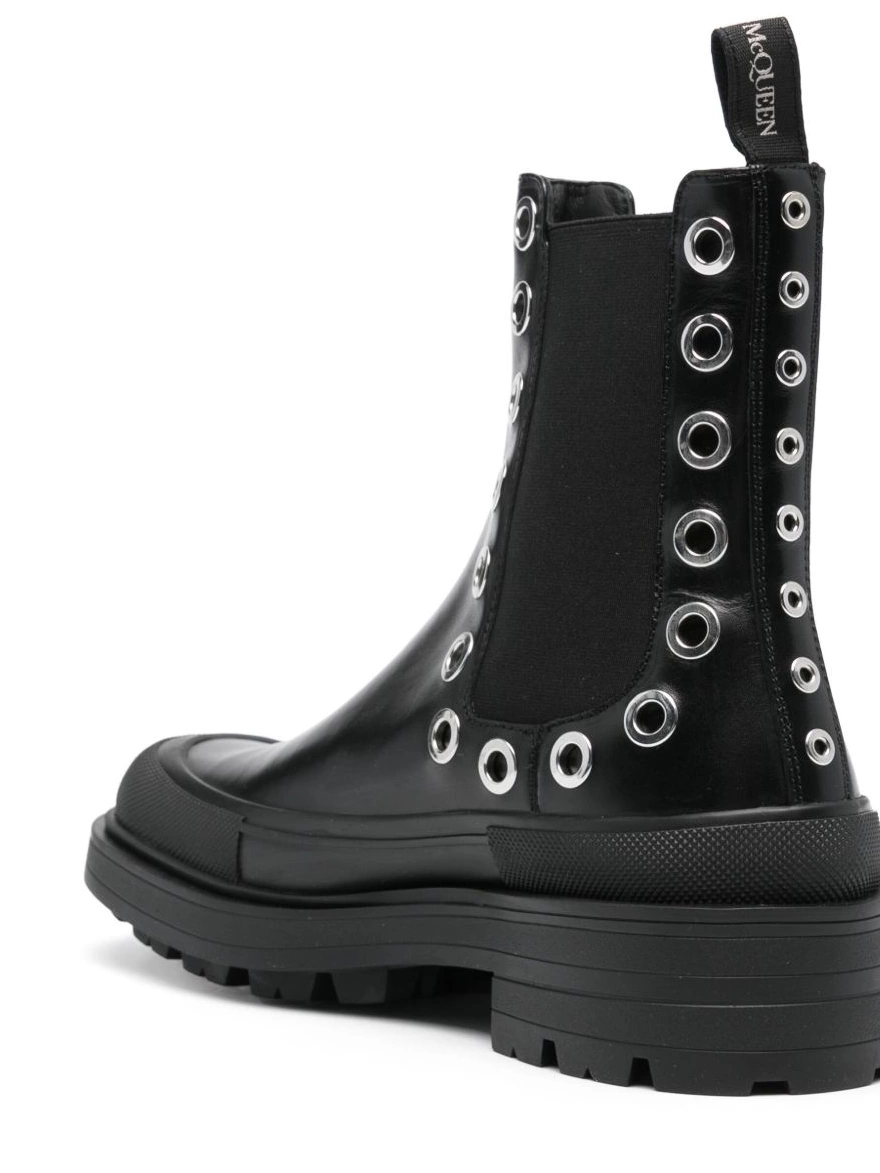 Affordable boots Men eyelet-detail Chelsea Alexander McQueen 0219