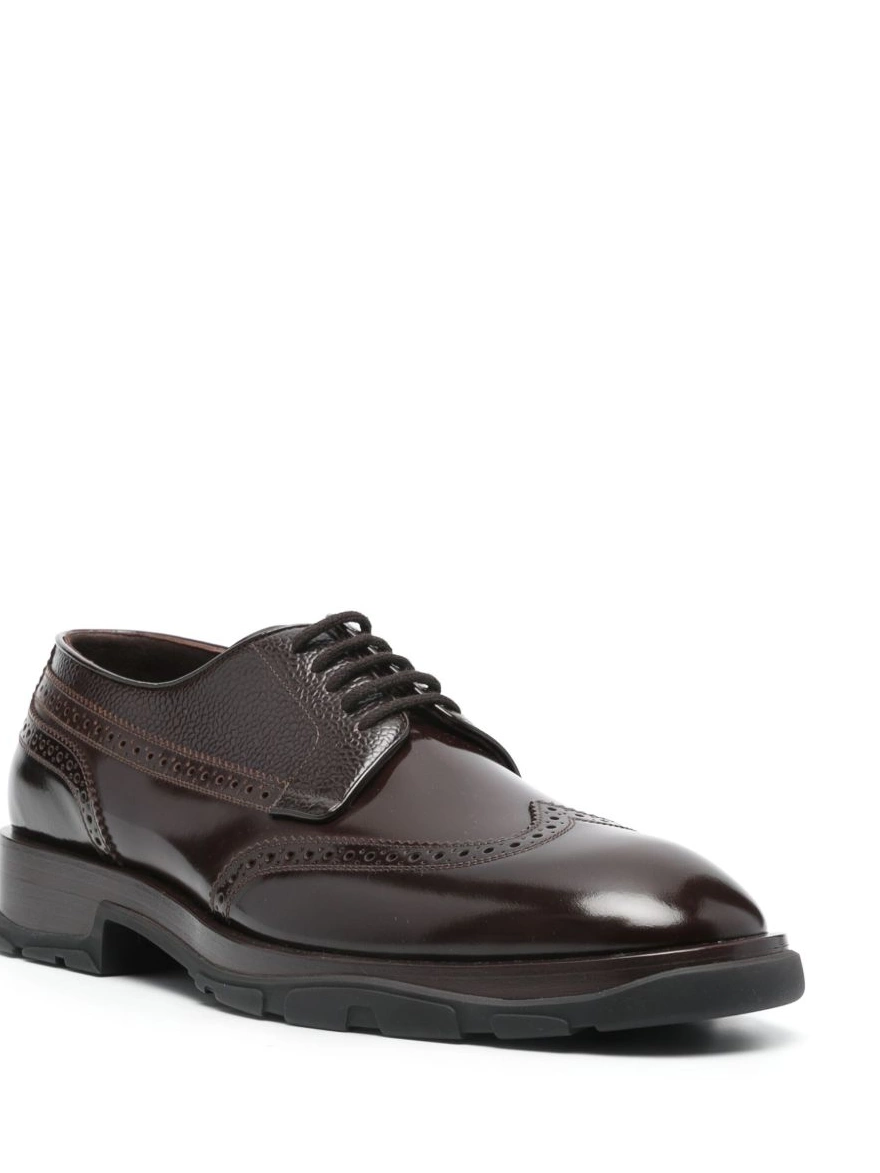 Cheap leather brogues lace-up Alexander Men McQueen 0221