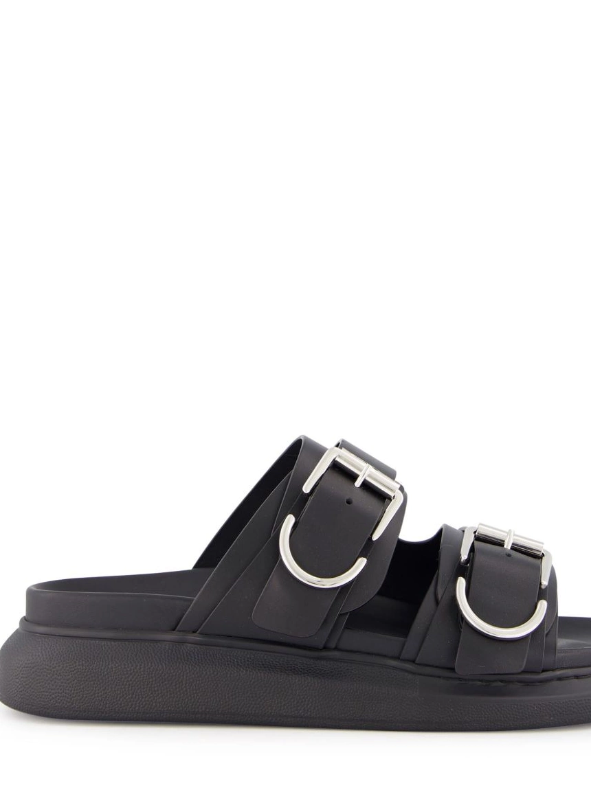 Affordable sandals Alexander Men buckle-strap McQueen 0216