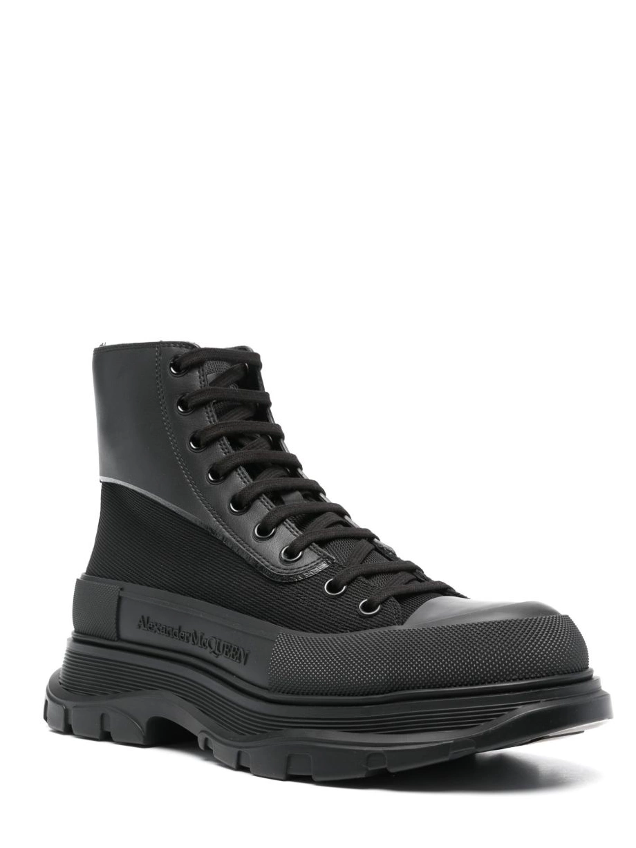 Affordable Alexander McQueen boots Men Tread Slick 0307