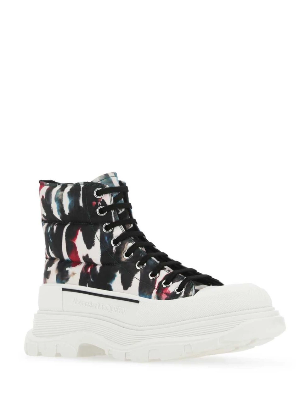 Affordable Men McQueen sneakers high-top Alexander graffiti-print 0312