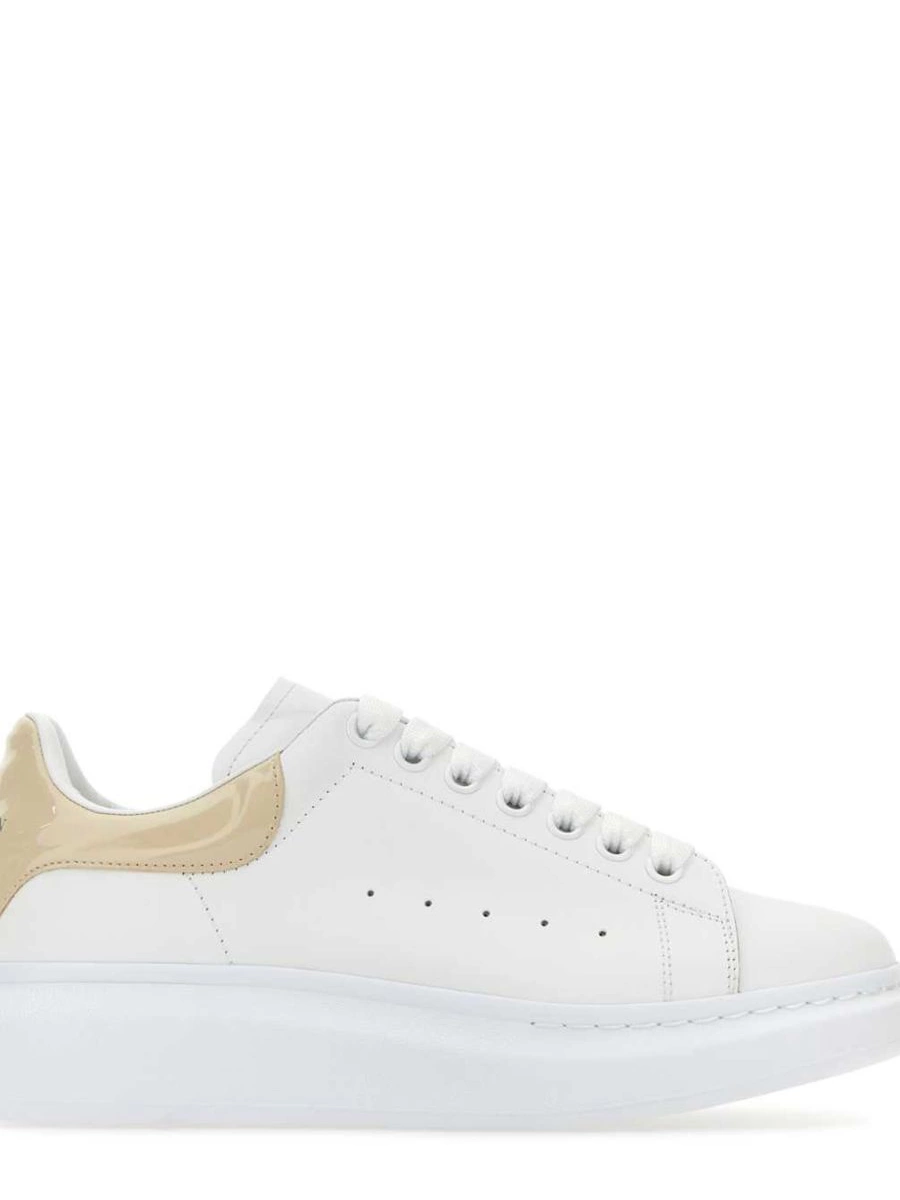 Affordable McQueen Oversized sneakers Alexander Men lace-up leather 0313