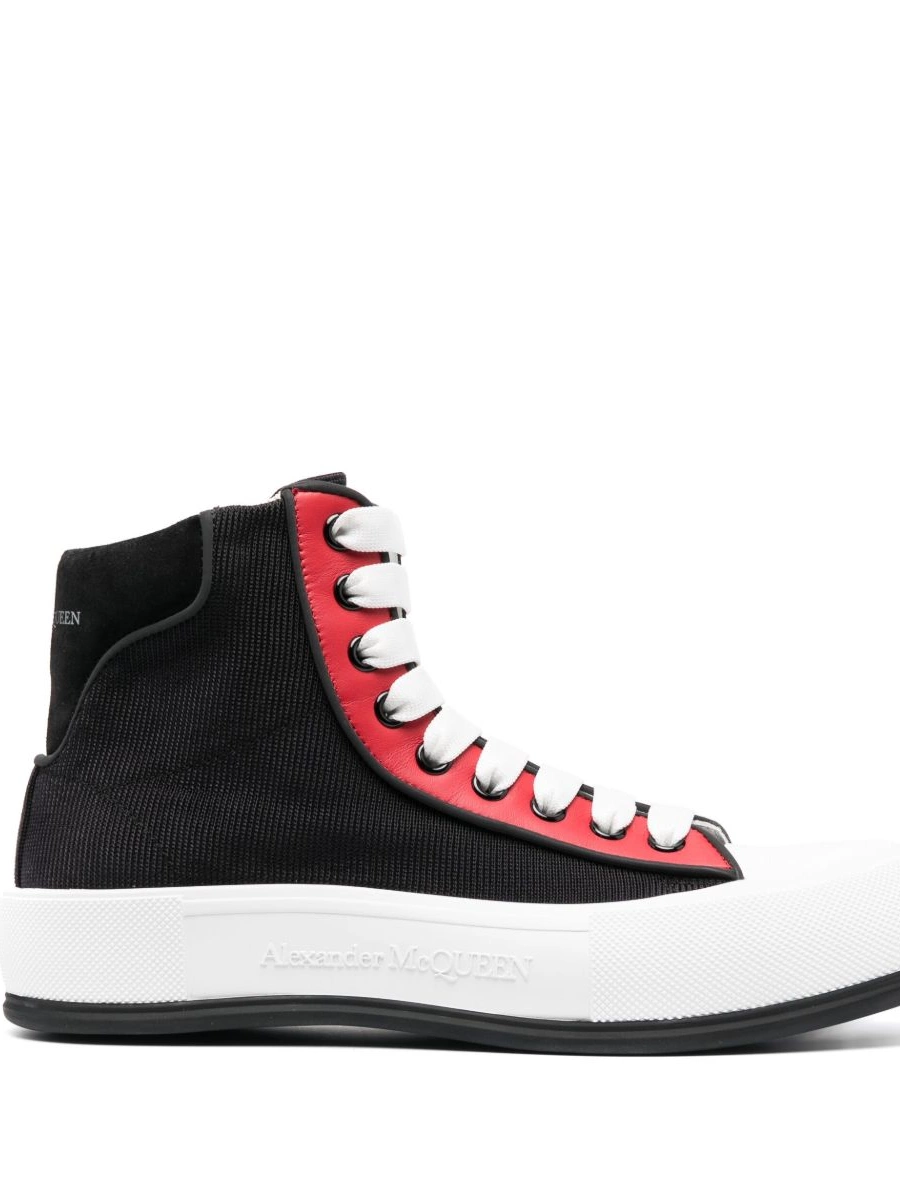 Cheap Alexander McQueen sneakers lace-up Tread Slick Men 0309