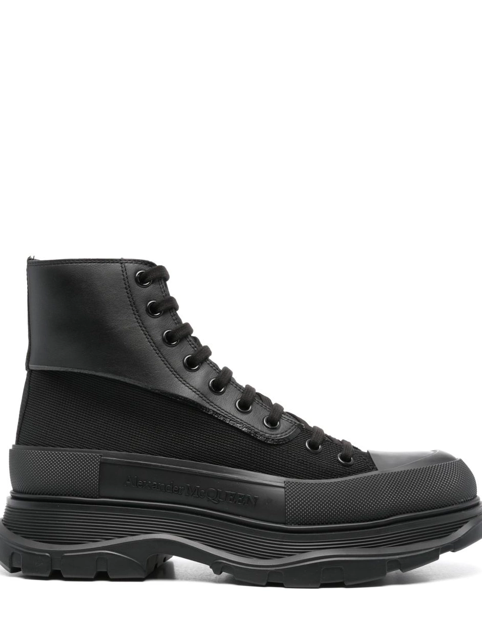 Affordable Alexander McQueen boots Men Tread Slick 0307