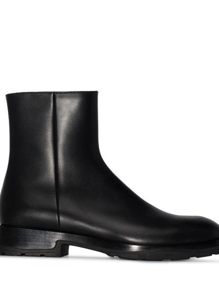 McQueen ankle Men Alexander boots zip-up 0311