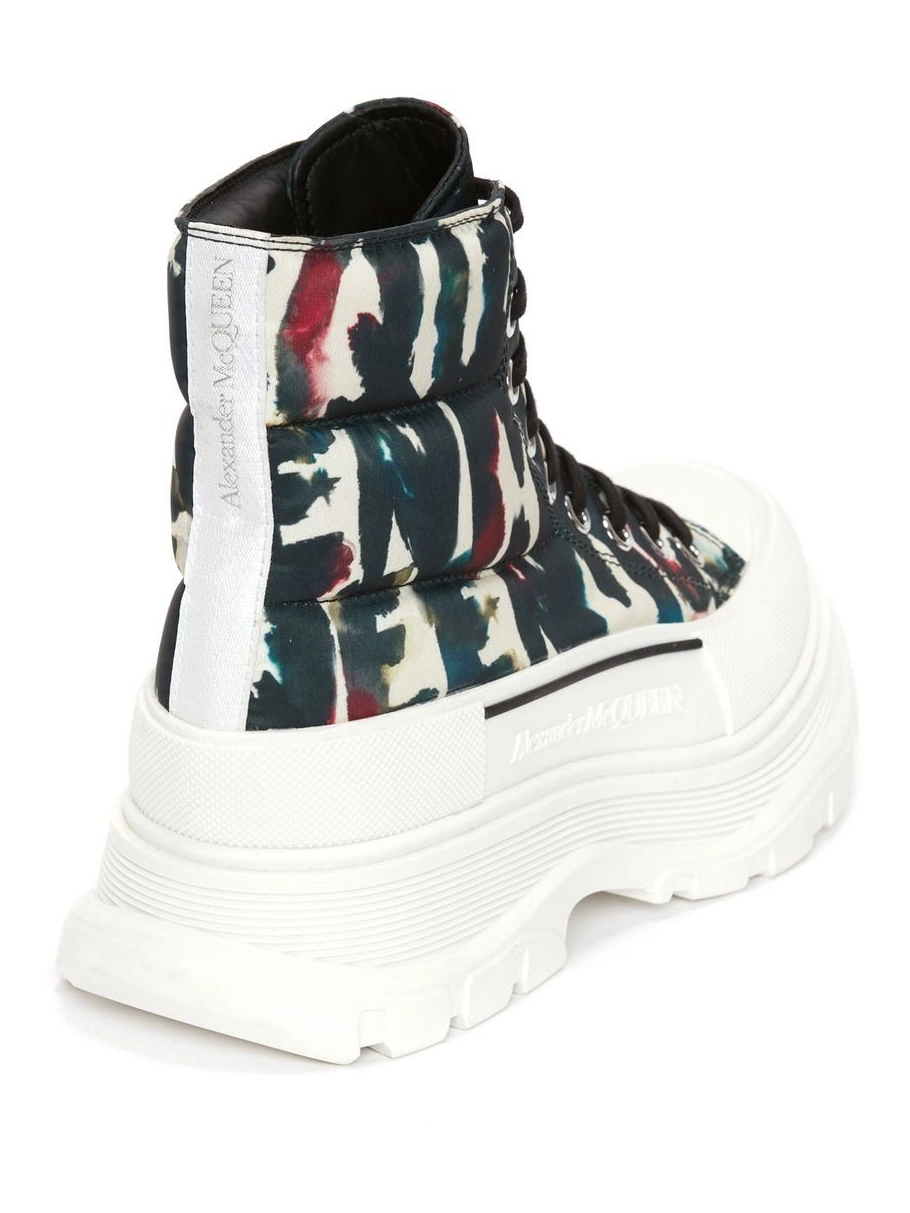 Affordable Men McQueen sneakers high-top Alexander graffiti-print 0312